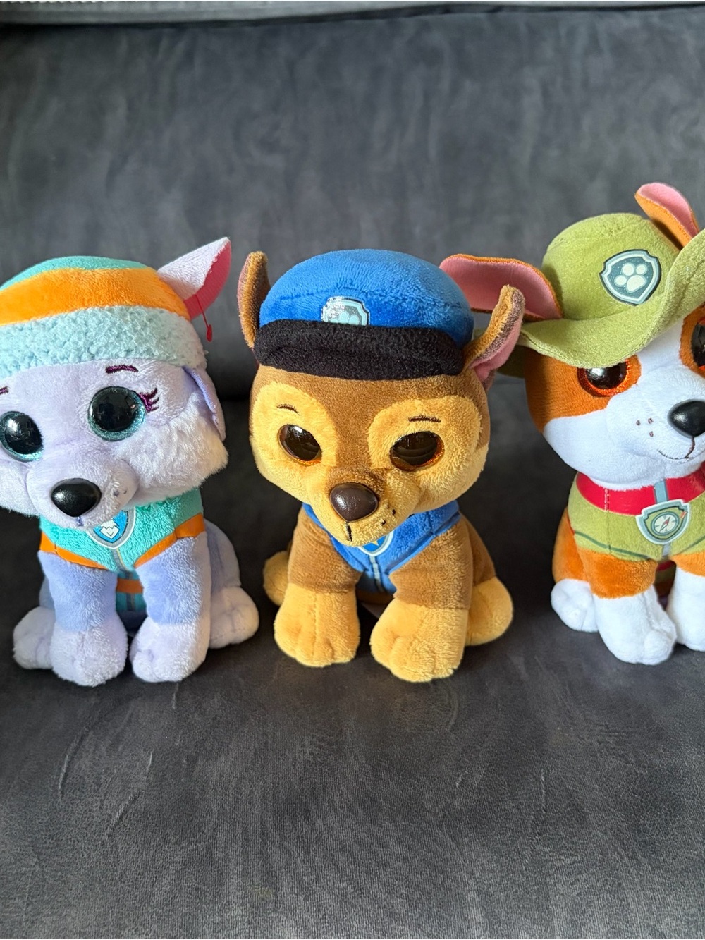 Paw Patrol Plush Trio - Blue, Green, Orange